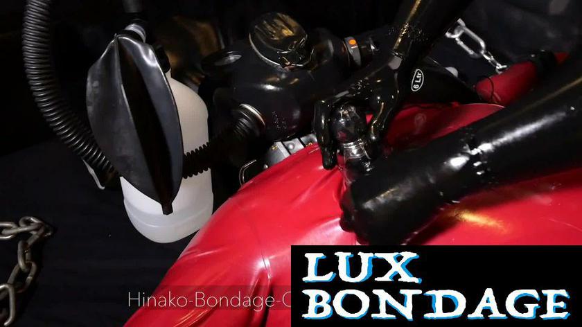 Hinako Bondage Clinic: Large Latex Man In Bondage 2022 HD Hinako Bondage Clinic