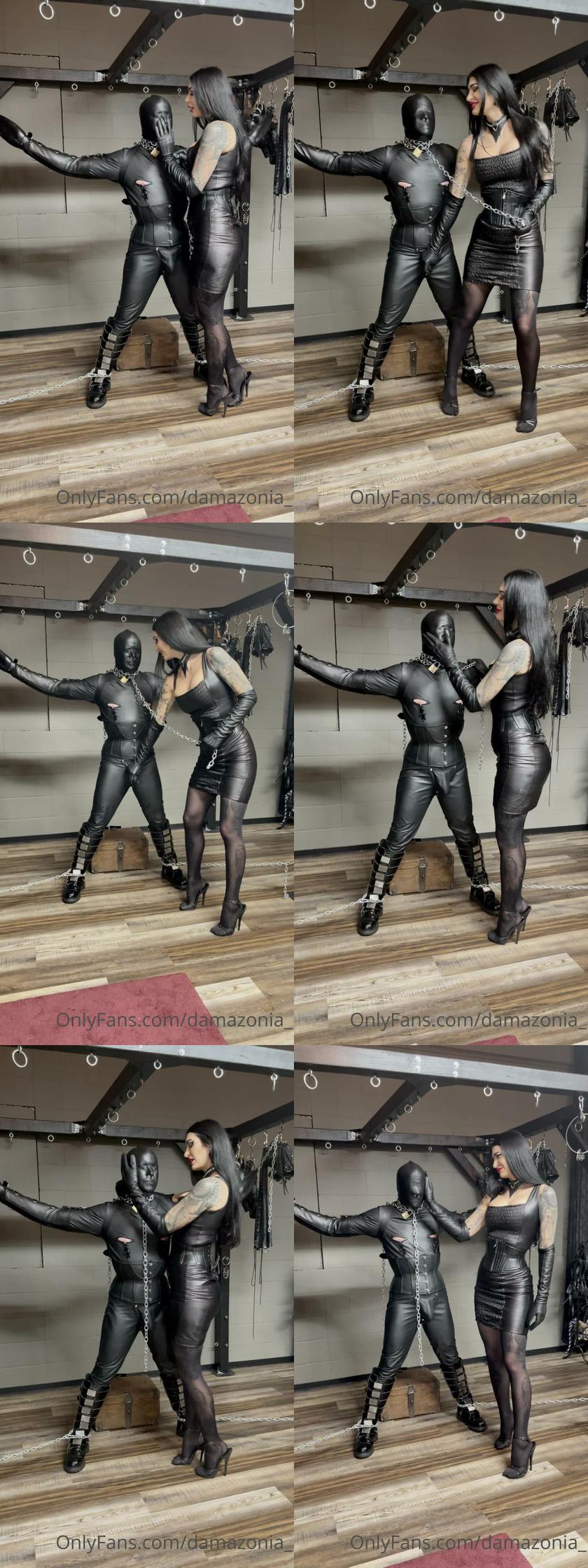 Damazonia: Teasing My Leather Gimp Seems To Bring A Smile On My Face 2022 HD Damazonia